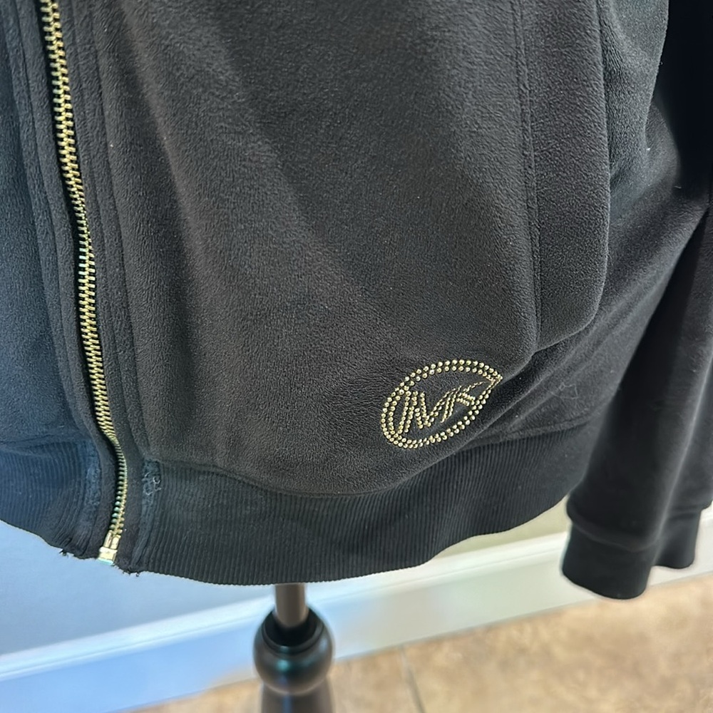 Michael Kors velvet hooded jacket - Picture 3 of 9